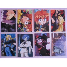 SLAYERS set 8 lamicard Original Japan Anime manga 90s Laminated Card Try Next Gorgeus